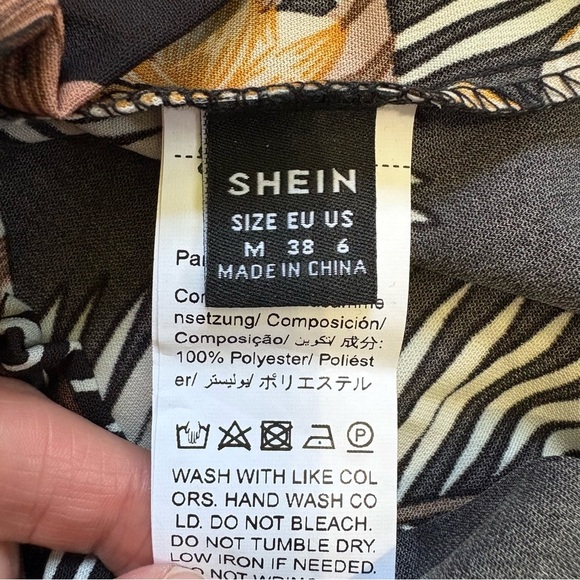 4/25$ SHEIN Two Piece Set Cropped Tank Top and High Rise Floral Pants Medium - Picture 7 of 10